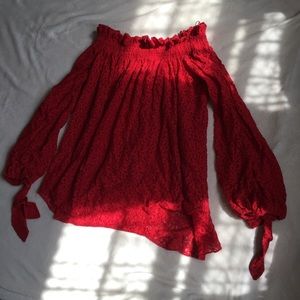 Caroline Constas Off the Shoulder Lou Top